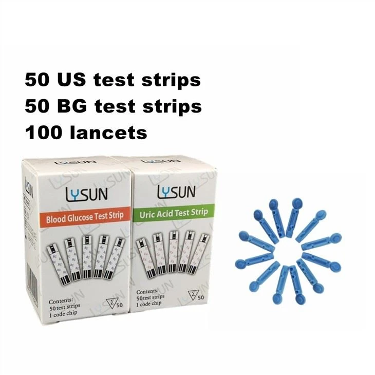 Blood Glucose Uric Acid Monitor 2 in 1 Diabetic Analyzer