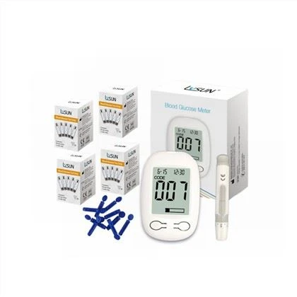 Lysun Diabetes Glikoz Meter Test Kit Medical Monitor Wireless Digital Terry