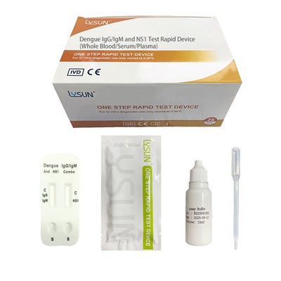 DEG-W21 Dengue IgG/IgM ak NS1 Combo Rapid Tès Self-Tès