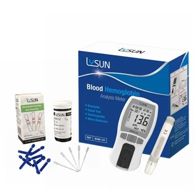 Lysun Bhm -101 Portable Hb Analiz Tès Meter Rechargeable Hemoglobin Analyzer